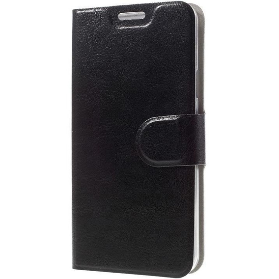 Etui z klapką do Samsung Galaxy A3 2016, Flexi Book, czarne