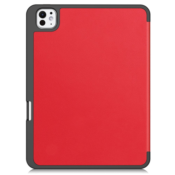 Etui do iPad Pro 11" 2024 (5 gen.), Smartcase z miejscem na rysik, czerwone