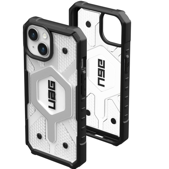 Etui Urban Armor Gear do iPhone 15 Plus, Pathfinder MagSafe, przezroczyste / czarne