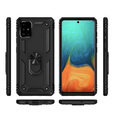 Etui pancerne do Samsung Galaxy A51, Nox Case Ring, czarne