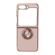 Etui do Samsung Galaxy Z Flip 5 5G, Electro Ring, różowe