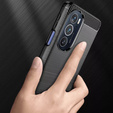Etui do Motorola Edge 30 Pro, Karbon, czarne