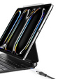 Etui z klawiaturą do iPad Pro 13" 2024 (7 gen.), Dux Ducis MK Series, czarne