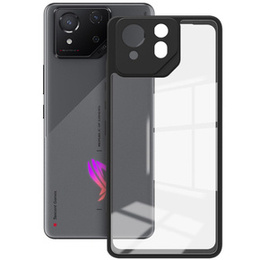 Etui do ASUS ROG Phone 8 Pro, Fusion Hybrid, z ochroną aparatu, przezroczyste / czarne