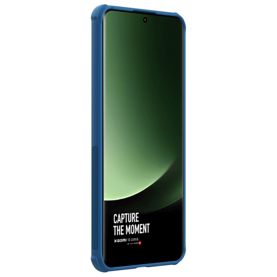 Etui NILLKIN do Xiaomi 14 Ultra, Super Frosted Shield Case, niebieskie