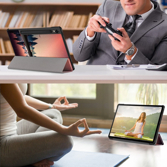 Etui do Samsung Galaxy Tab S9, Smartcase Hybrid z miejscem na rysik, night