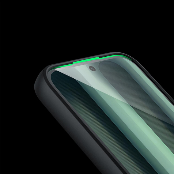 Etui Matt Case do Oppo Reno 14, do MagSafe, półprzezroczyste czarne