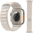 Zestaw Pasek Nylonowy + Etui 2w1 do Apple Watch 4/5/6/SE 40mm, Biały