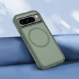 Etui z ramką do Google Pixel 8 Pro, do MagSafe, zielone