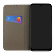 Etui z klapką do HTC Desire 19+ Plus, Flexi Book, złote