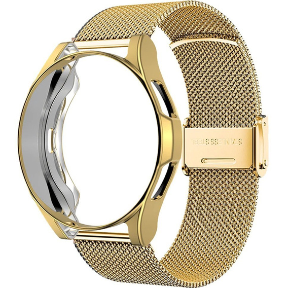 Bransoleta + Etui do Samsung Galaxy Watch 6 Classic 43mm, Złota