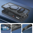 Etui do Nothing Phone 3A, do MagSafe, ERBORD Matt Case, czarny