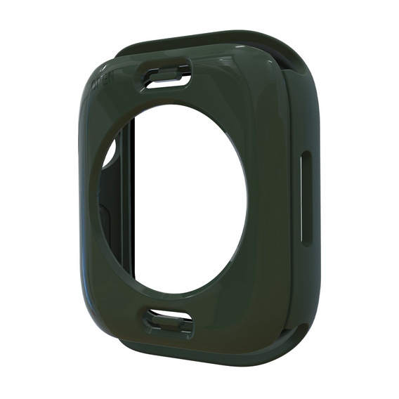 2w1 Etui + Szkło Hartowane do Apple Watch 7/8/9 45MM, Zielone