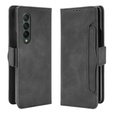 Etui z klapką do Samsung Galaxy Z Fold3 5G, Card Slot, czarne