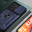 Etui pancerne do Xiaomi Redmi 12, CamShield Slide, granatowe