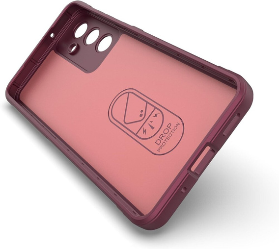 Etui do Samsung Galaxy M55 5G, Gaming Shockproof, bordowe