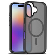 Etui Matt Case do iPhone 17, do MagSafe, półprzezroczyste czarne