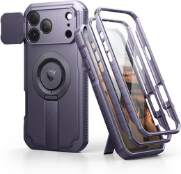 Etui Dexnor pancerne z podstawką i przesłoną aparatu, do MagSafe do iPhone 17 Pro Max