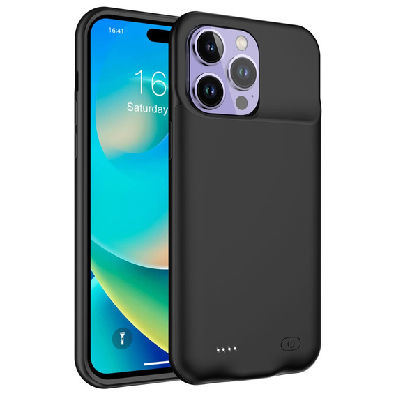 Etui z Baterią 8500mAh do iPhone 14 Pro Max, Czarne