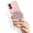 Etui do Oppo Reno8 T, Glittery, różowe