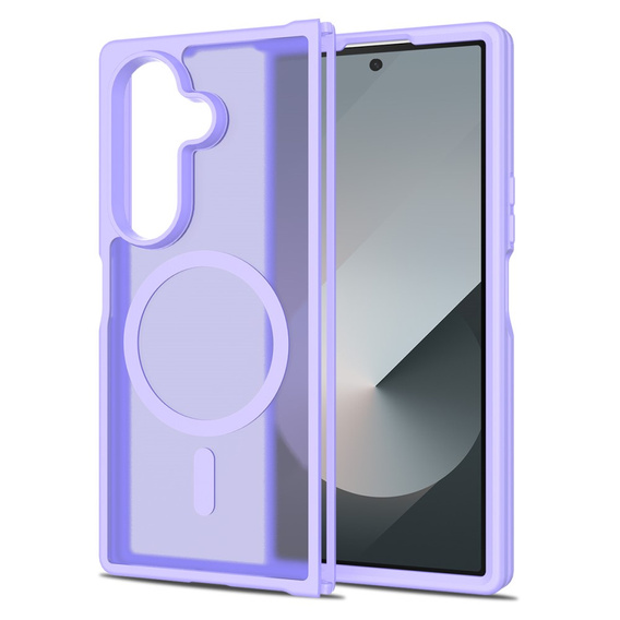 ERBORD Matt Case do Samsung Galaxy Z Fold7 5G – etui z MagSafe, fioletowe