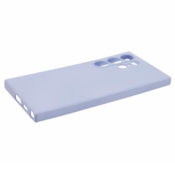 Etui do Samsung Galaxy S24 Ultra, Silicone Lite, fioletowe