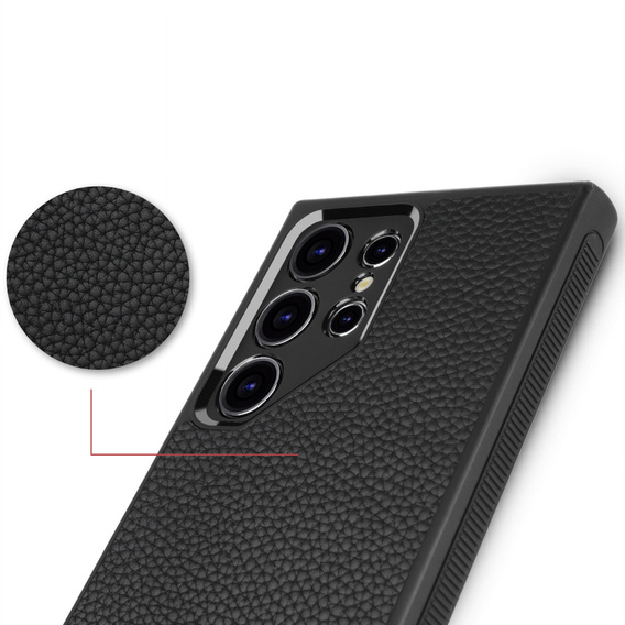 Skórzane etui ERBORD LeatherGuard MagSafe do Samsung Galaxy S24 Ultra — elegancja, którą widać