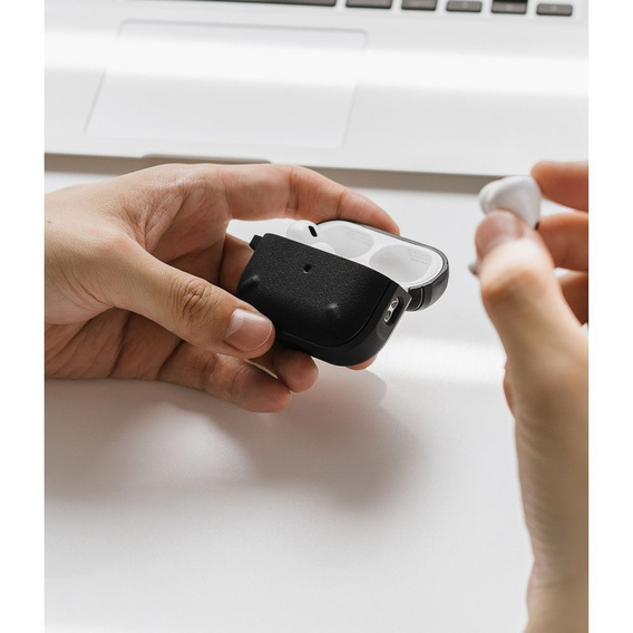 RINGKE Etui na Słuchawki Airpods Pro / Pro 2, Onyx, Czarne