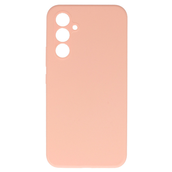 Etui do Samsung Galaxy A54 5G, Silicone Lite, różowe + szkło 9H