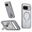 Etui Fusion Hybrid do Google Pixel 10 / 10 Pro, do MagSafe, z podstawką, szare