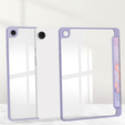 Etui Smartcase Hybrid do Samsung Galaxy Tab A9+, z miejscem na rysik – fioletowe Marble
