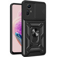 Etui pancerne do Xiaomi Redmi Note 12S 4G, CamShield Slide, czarne