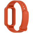 Pasek Silikonowy do Xiaomi Smart Band 9 Active / Xiaomi Redmi Band 3, Pomarańczowy