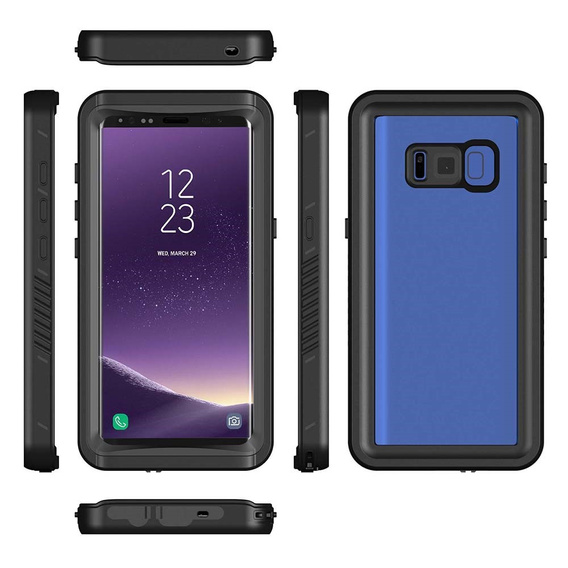 Etui Wodoodporne IP68 do Samsung Galaxy S8 5G, czarne
