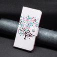 Etui z klapką do Realme C55, Wallet, Colorful Tree białe