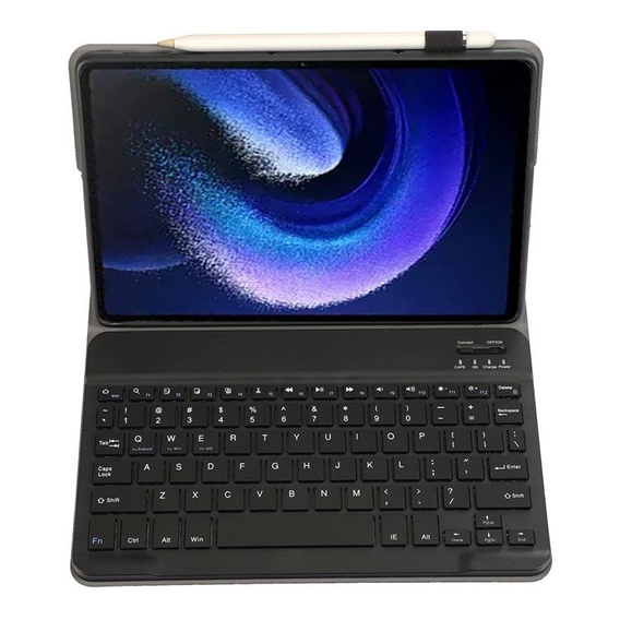 Etui z klawiaturą bluetooth do Xiaomi Pad 6/6 Pro, Czarne