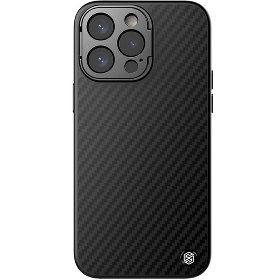 Etui NILLKIN do iPhone 15 Pro, CamShield Carbon Case, czarne
