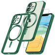 Etui do iPhone 11, Electro MagSafe, zielone + Szkło na ekran