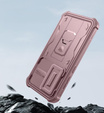 Etui pancerne do Samsung Galaxy S24, Dexnor Full Body (Two Frames), różowe