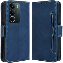 Etui z klapką Card Slot do Realme C71 – eleganckie i funkcjonalne, granatowe