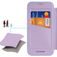 Etui Dux Ducis do iPhone 17 Air, Skin X Pro,  z klapką, do MagSafe, fioletowe
