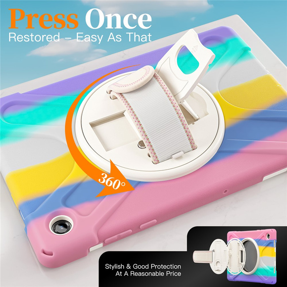 Pancerne etui z podstawką i paskiem na ramię do Samsung Galaxy Tab A11+