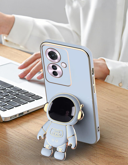 Etui do Oppo Reno 11F 5G, Astronaut, niebieskie