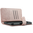 Etui z klapką do Xiaomi Poco F6 Pro, Butterfly, różowe rose gold
