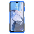 Etui do Motorola Moto E22 / E22i, Tire Armor, czarne / niebieskie