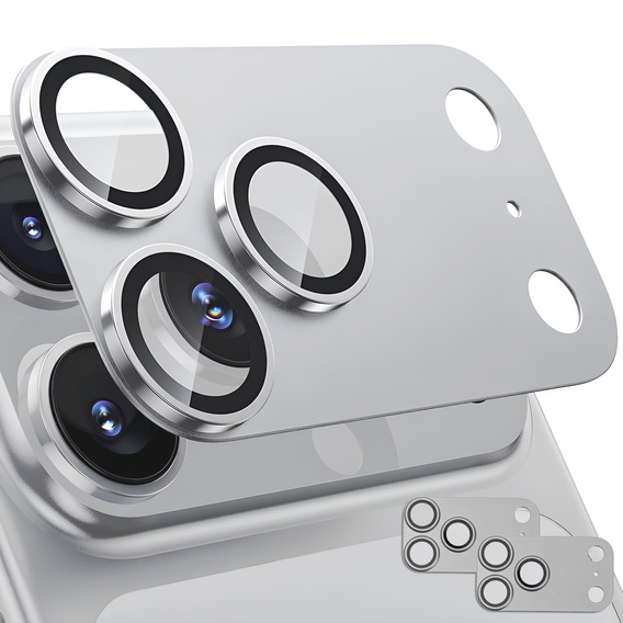 2x Szkło hartowane ERBORD na wyspę aparatów do iPhone 17 Pro