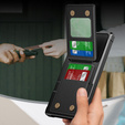 Etui do Samsung Galaxy S25 Ultra, Card Holder Kickstand, czarne