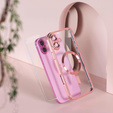 Etui do iPhone 16 Plus, Electro MagSafe, różowe + Szkło na ekran