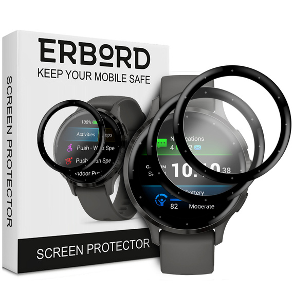 2x Szkło Hybrydowe ERBORD do Garmin Venu 3S