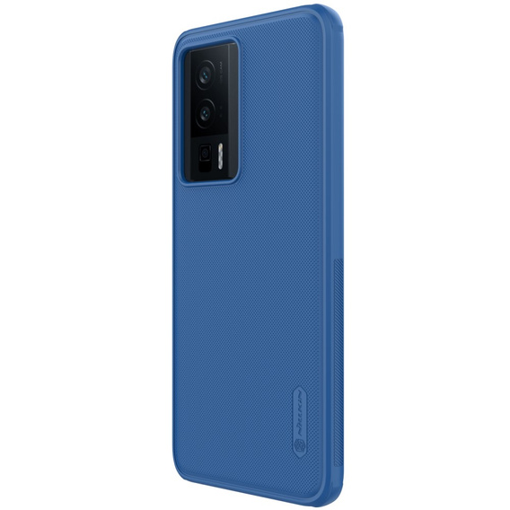 Etui NILLKIN do Poco F5 Pro 5G, Super Frosted Shield Case, Niebieskie